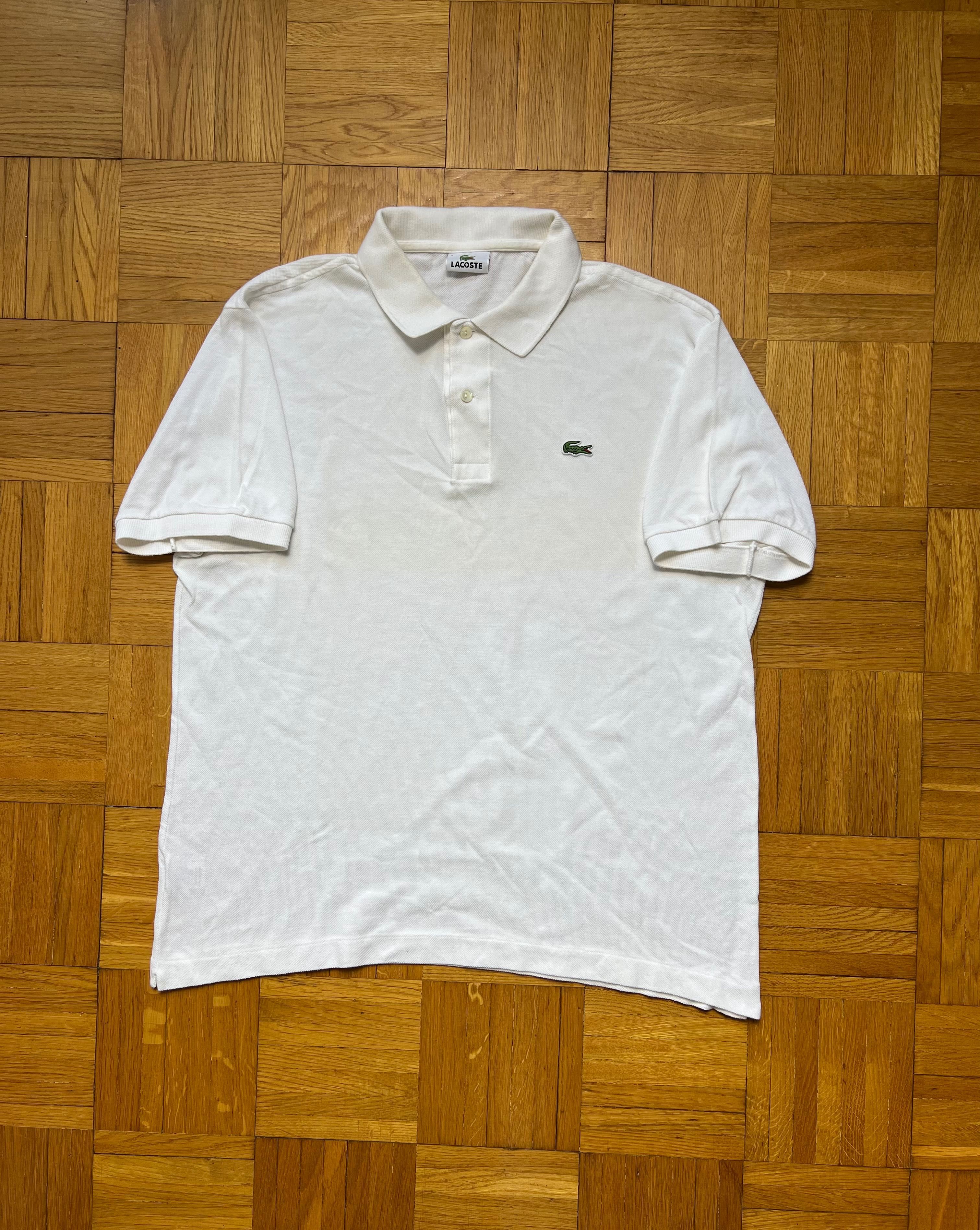Polo Koszulka Lacoste Logo Biała