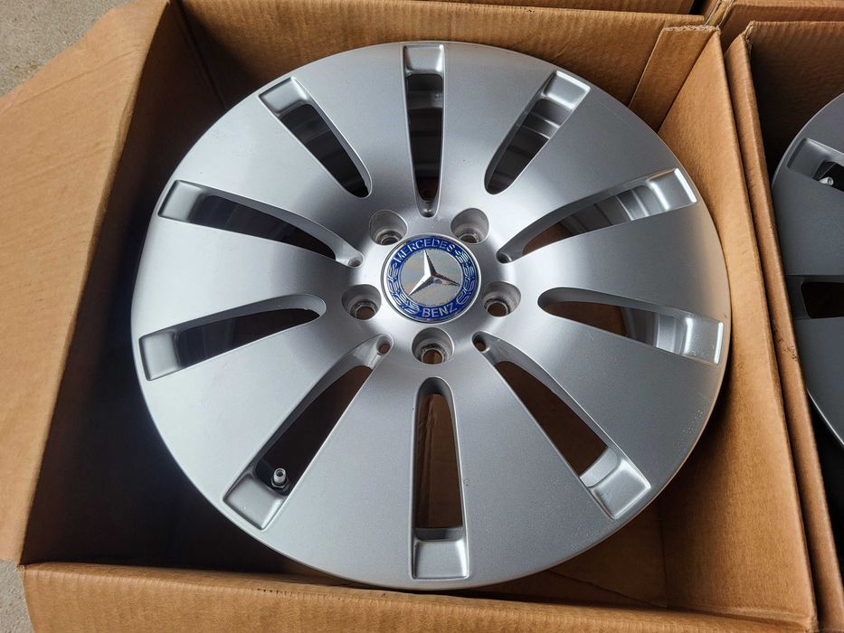 [543] Felgi aluminiowe Oryginał MERCEDES 16 Cali 5x112 ET38 + Czujniki