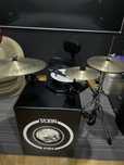 Kit bateria acustica custom tajon pratos groove personalizado incrivel