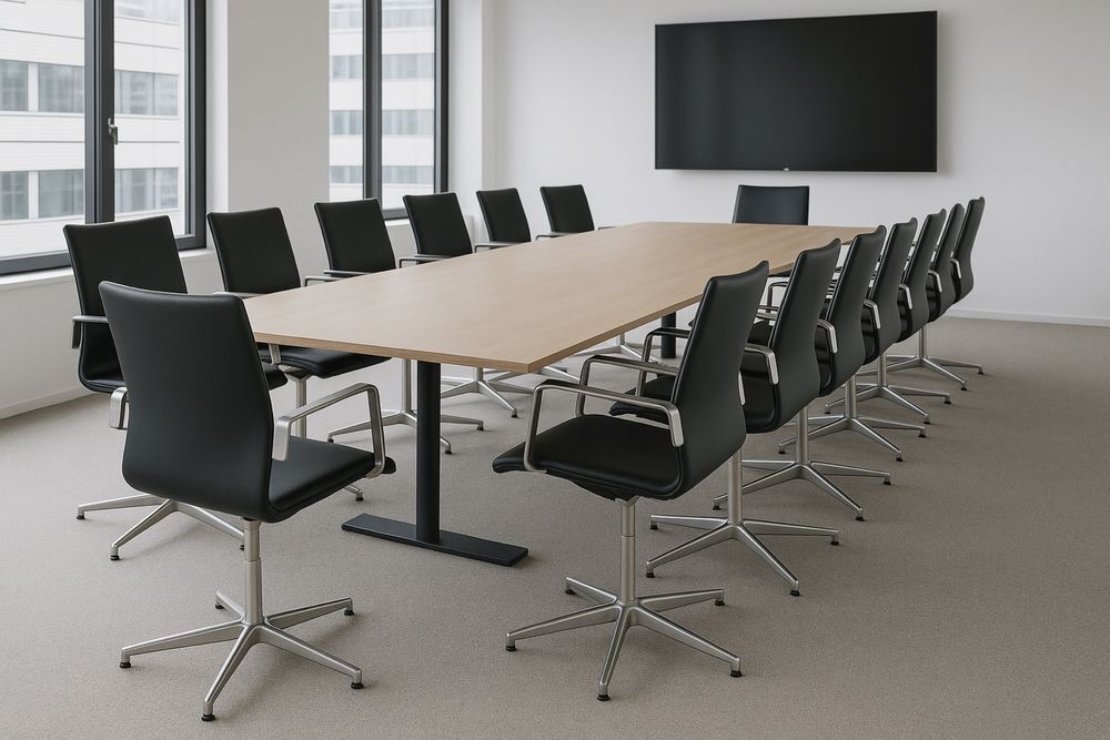 Sprzedam krzesła konferencyjne Oxford Fritz Hansen designerskie skóra
