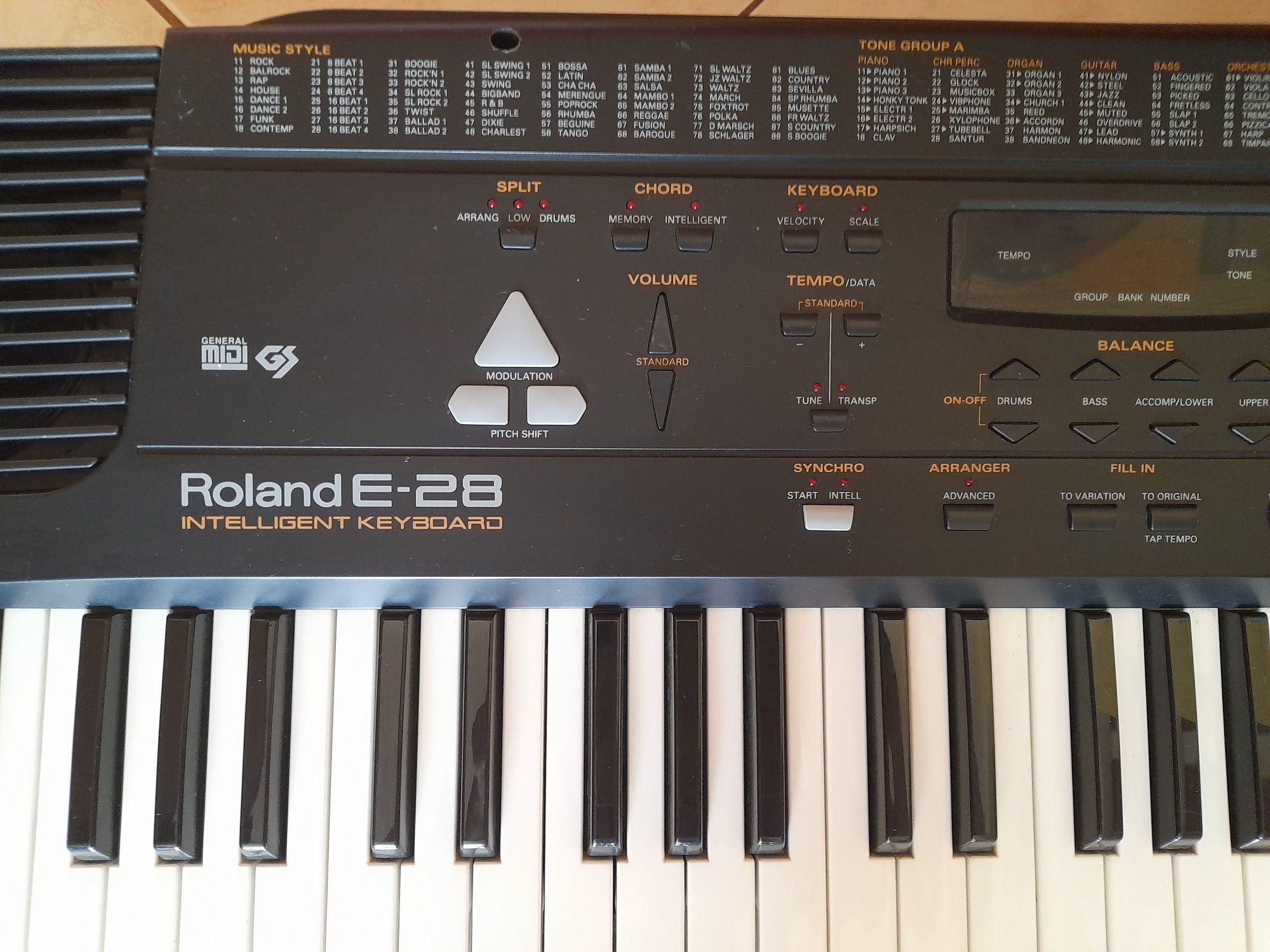 Keyboard Roland E-28