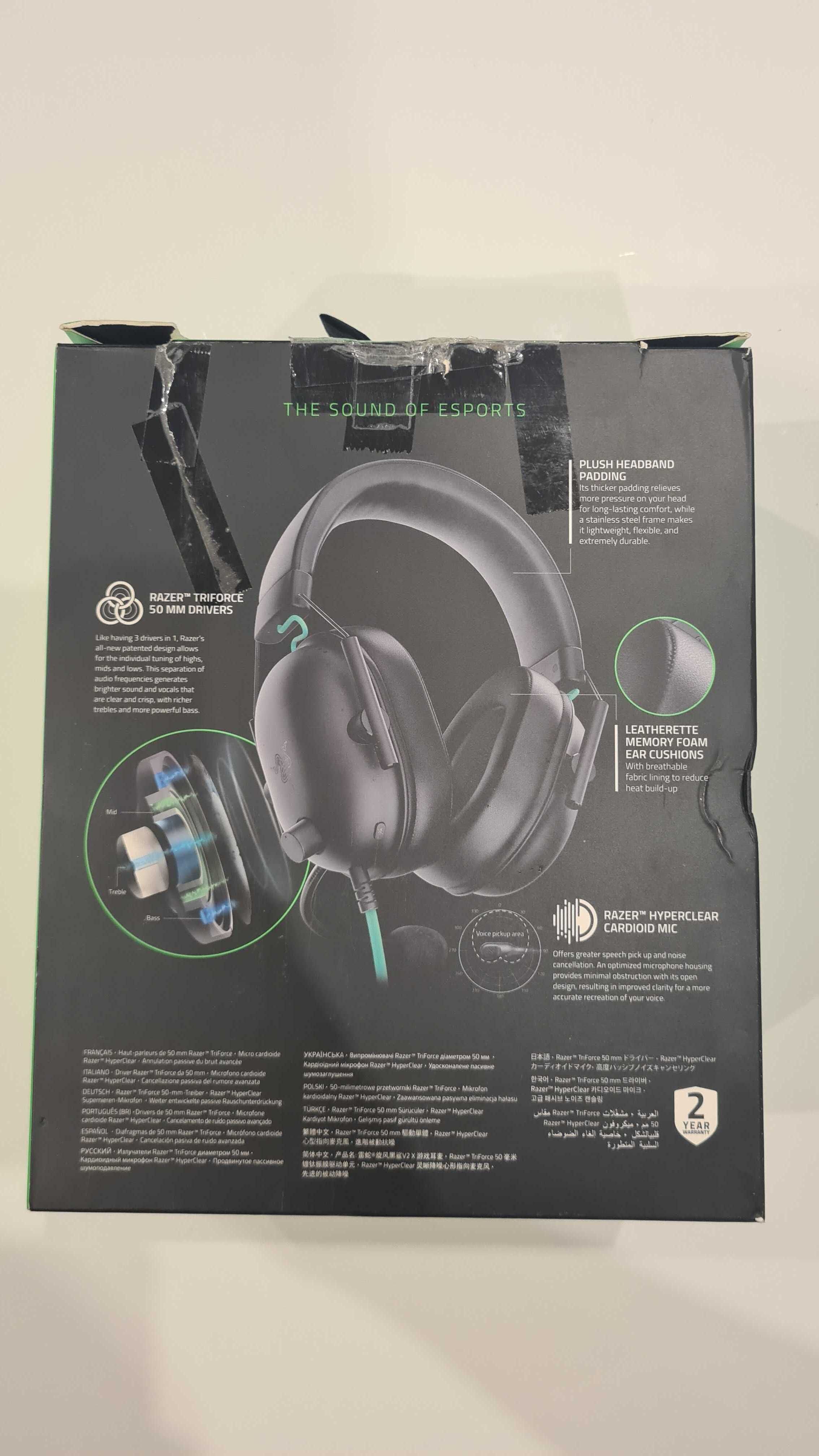 Słuchawki dla graczy Razer Blackshark v2 X