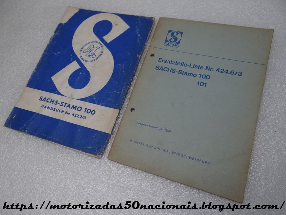 Manual de Atomizador Sachs - Stamo 100 (Artigo de Colecionador)