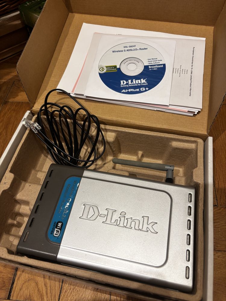 Router D-Link DSL-G624T – ADSL2+ WiFi G