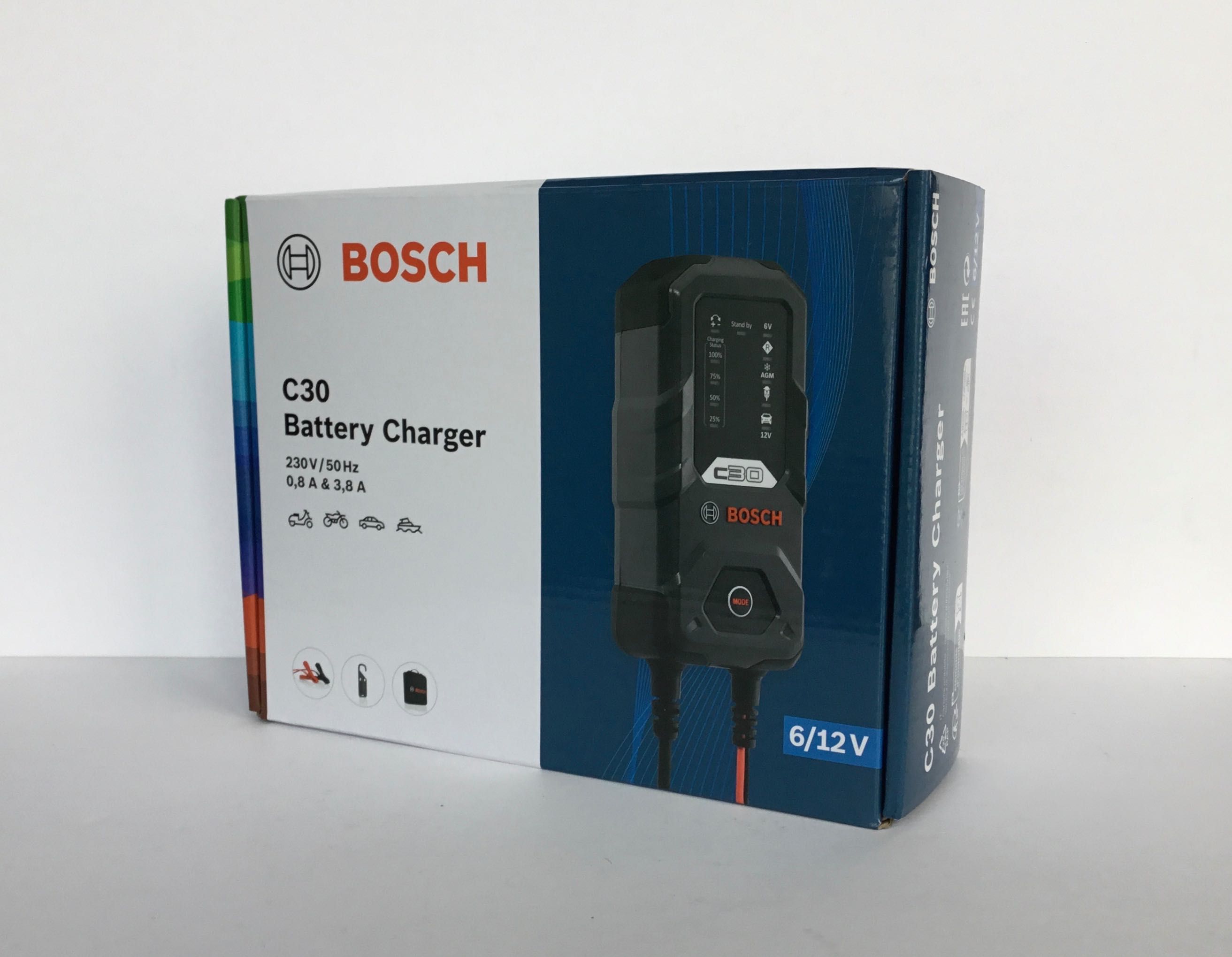 Bosch C30 ładowarka, prostownik 6/12V