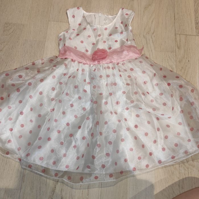 Elegancka sukienka dziewczęca 18 miesięcy (86cm)