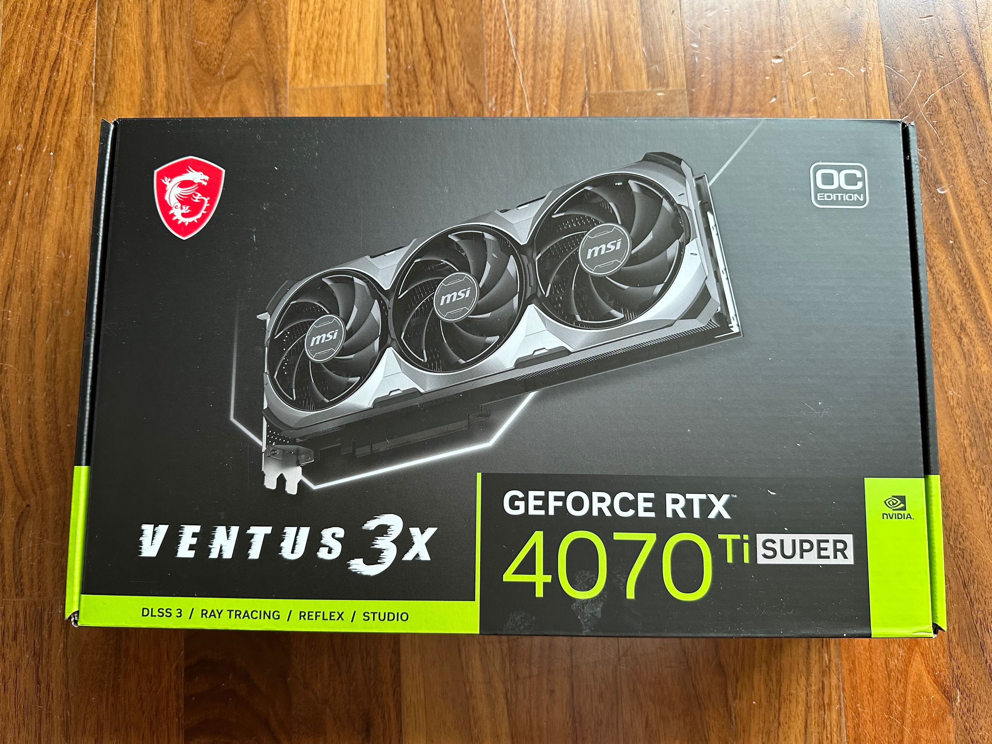 MSI GeForce RTX 4070 Ti Super 16G Ventus 3X OC