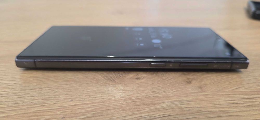 Samsung S23 Ultra Czarny, folia i szkło ochronne