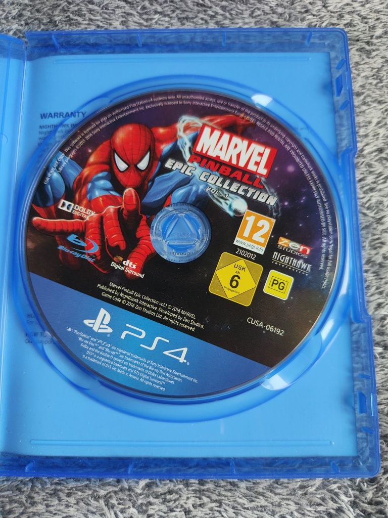 Marvel pinball epic Collection vol.1 PS4 PlayStation 5