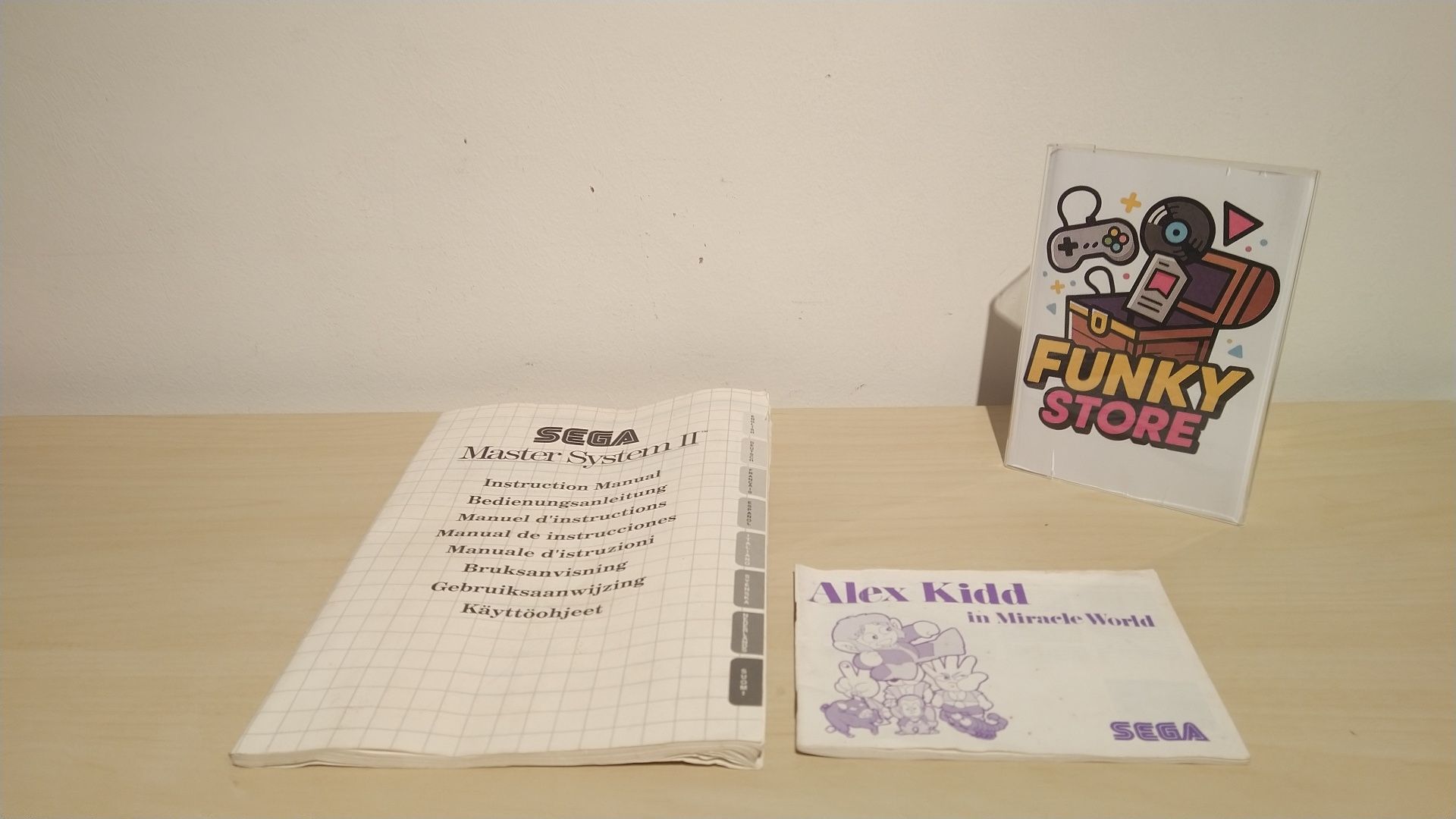Sega Master System II Alex Kidd na caixa