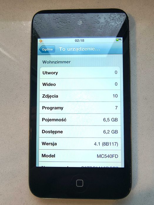 Apple IPod gen. 4 / A1367 , MC540FD