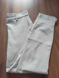 Spodnie chino slacks beżowe H&M klasyczne