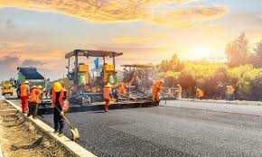 usługi wynajem rozkładarek, roboty ziemne, koparki sortowniki