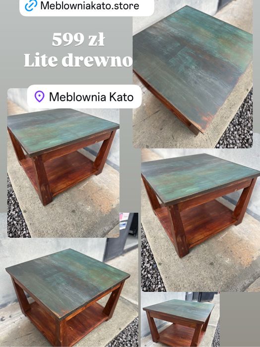 Ława lite drewno
