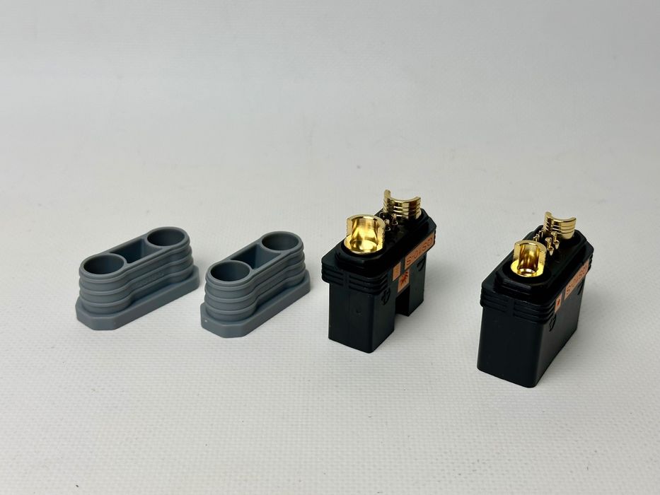 Силовой коннектор/разъем QS10-S  безискровой (папа+мама+колпачки)