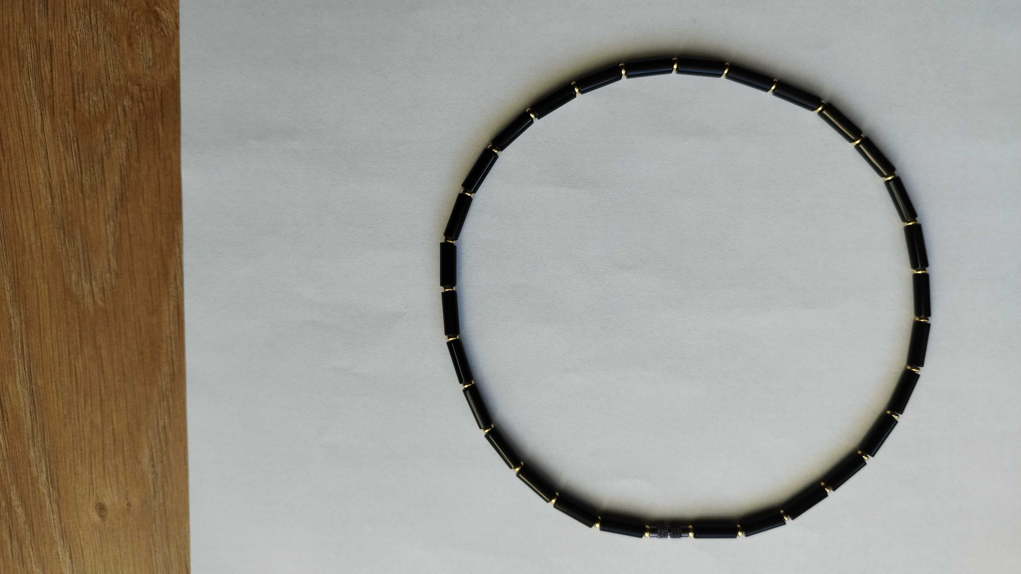 Naszyjnik męski Handmade z „Onyksu”