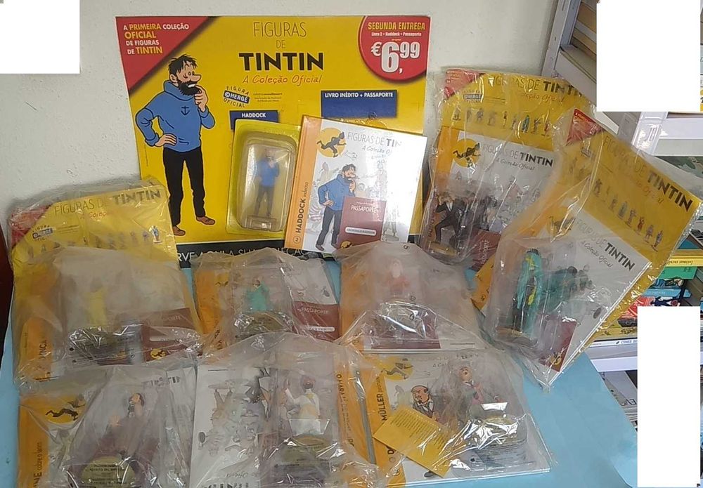 Coleção FIGURAS DE TINTIN - 9 figuras NOVAS nas caixas originais.