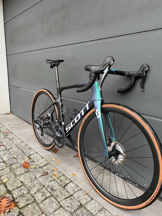 Rower Szosowy Scott Foil Ultegra, Aero Kola karbon - rozmiar S