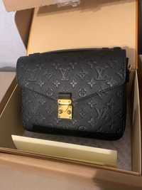 Сумка Louis Vuitton Pochette Metis Empreinte Black в идеале