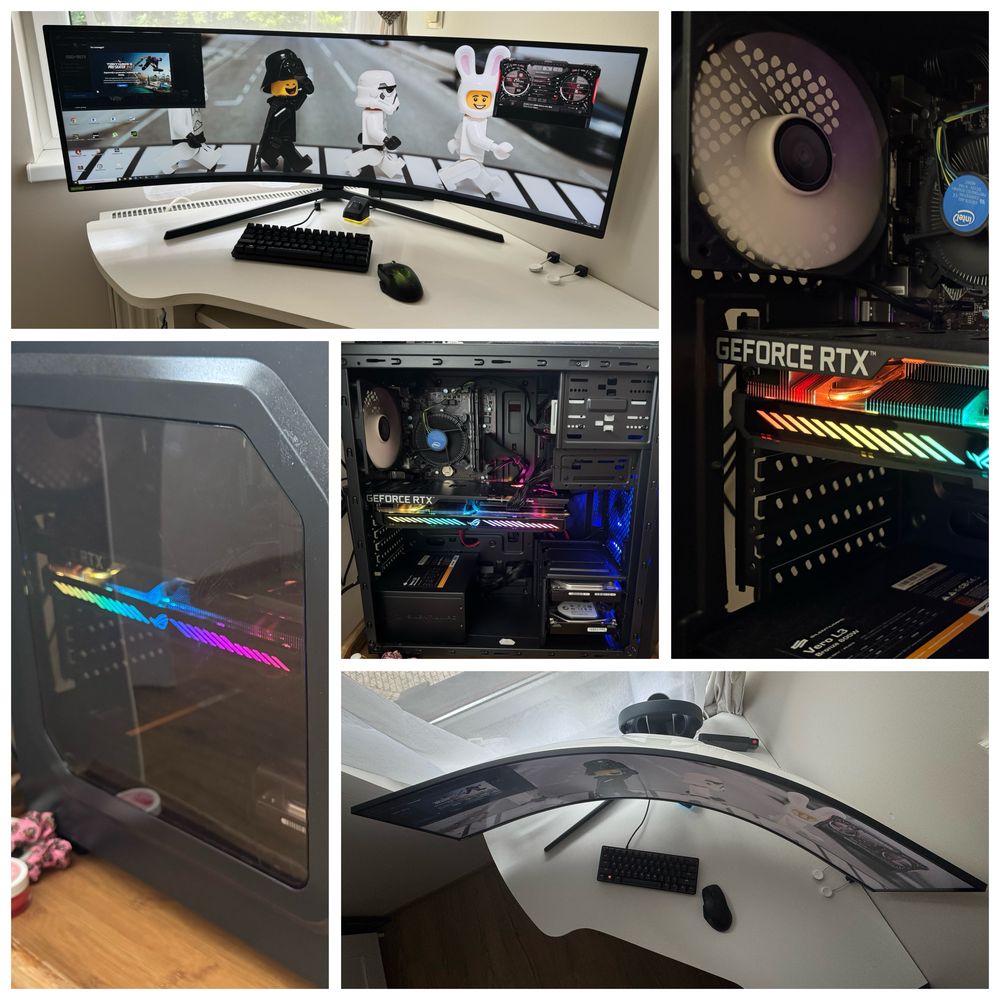 Komputer i Samsung G9 240hz  49’ i7 7700 3.60 GHz 16 Gb RTX 3060 SSD