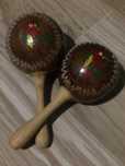 Maracas em madeira