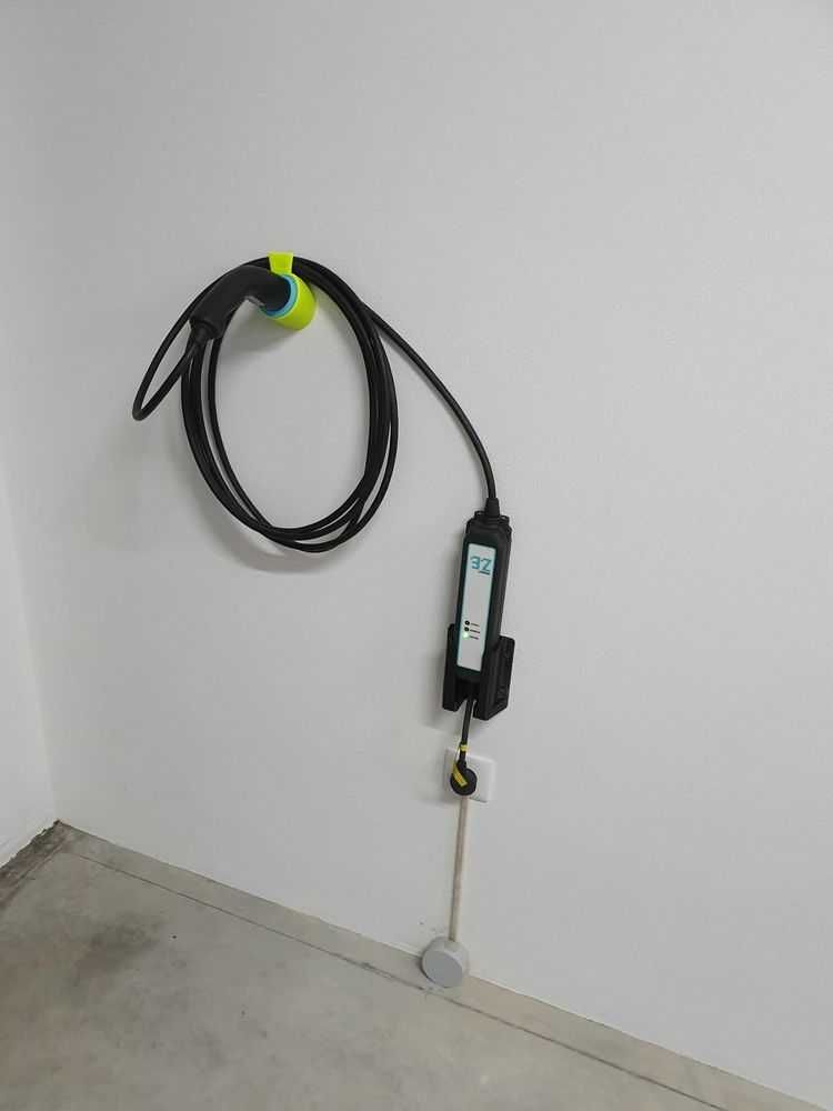 carregador wallbox EV suportes de parede para carregadores e cabo.