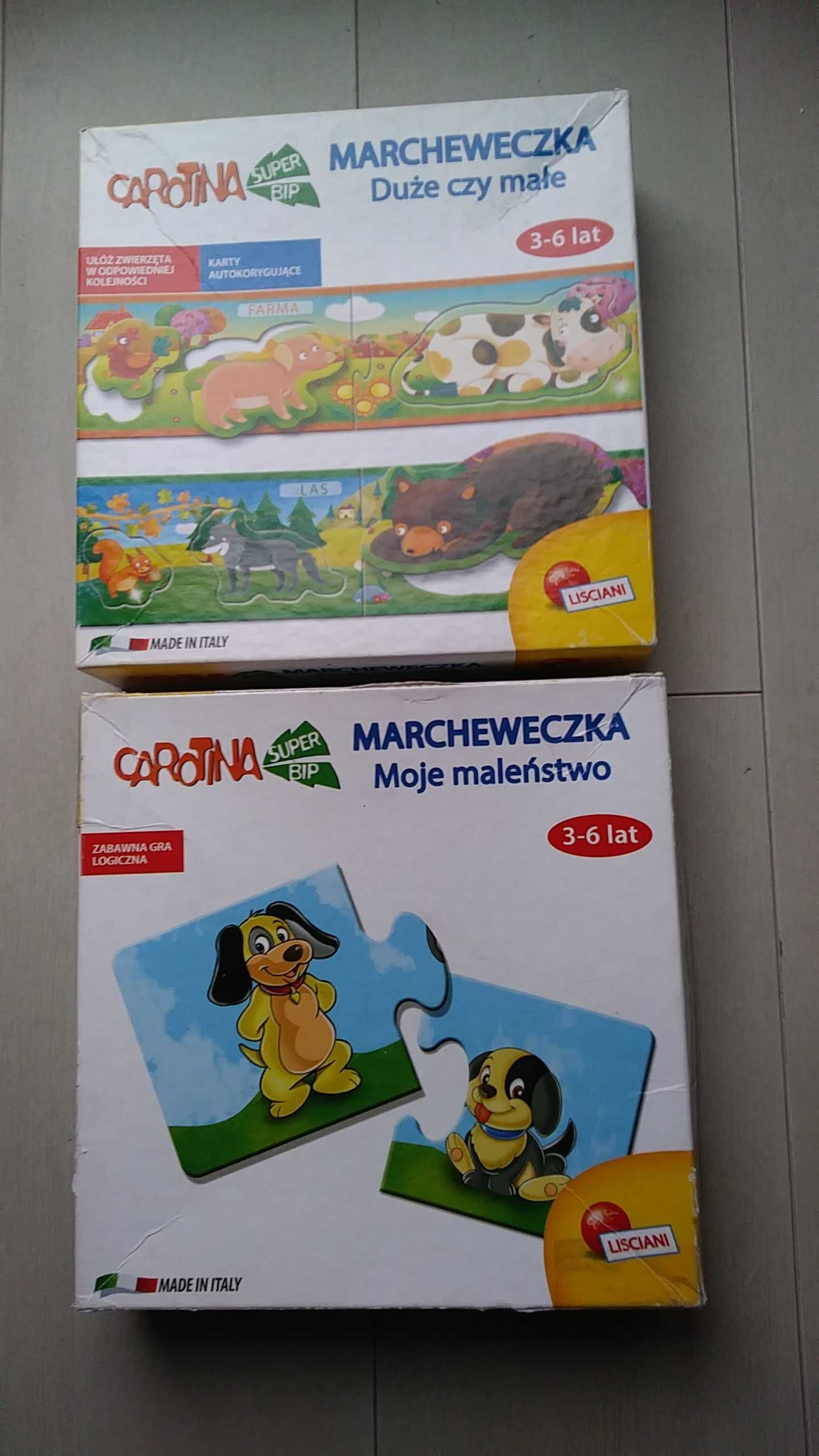 Gry logiczne, puzzle, układanki Marcheweczka firmy Lisciani