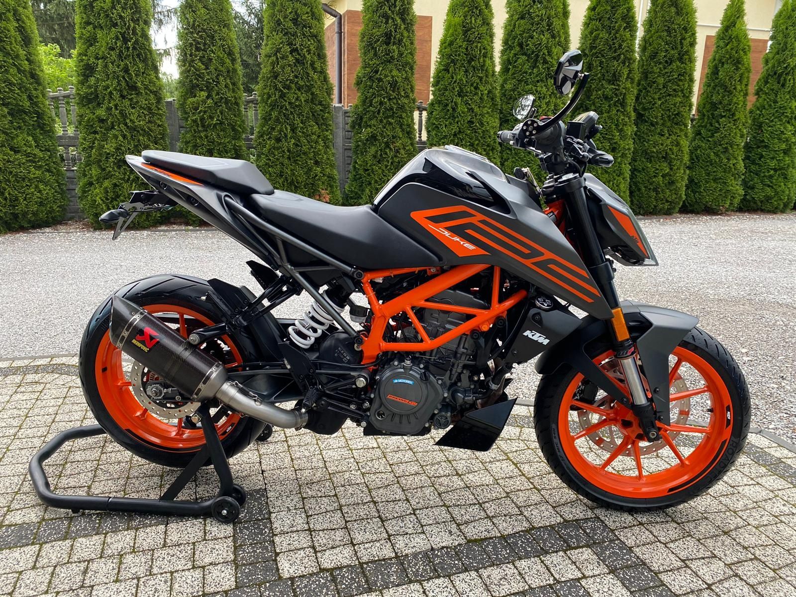 KTM Duke 125 ABS 2021r NOWY MODEL AKRAPOVIC 12.000km IDEALNY kat.b a1