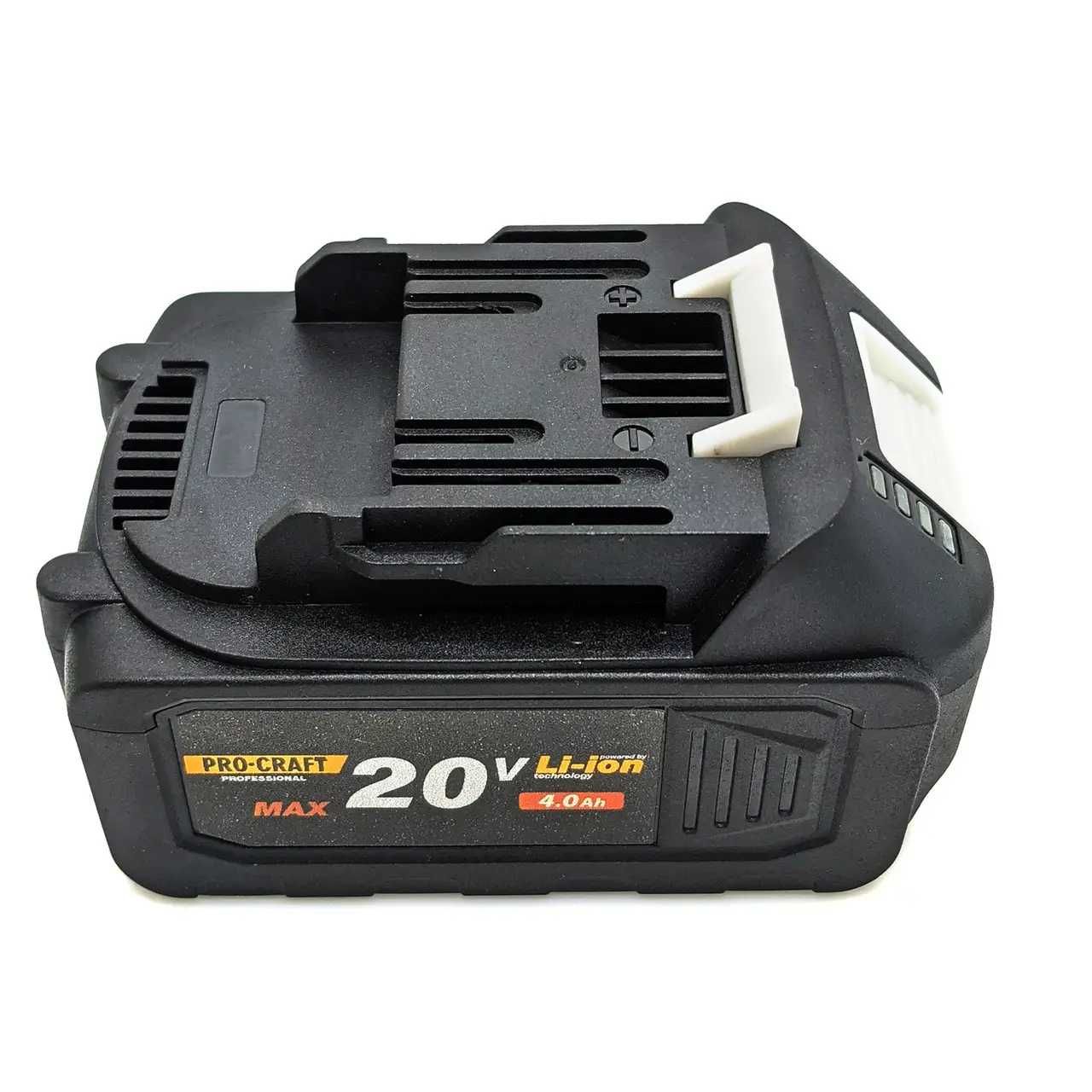 Акумуляторна ланцюгова пилка Procraft PCA40/2 (2 акб 4Аг + ЗП 20/2)