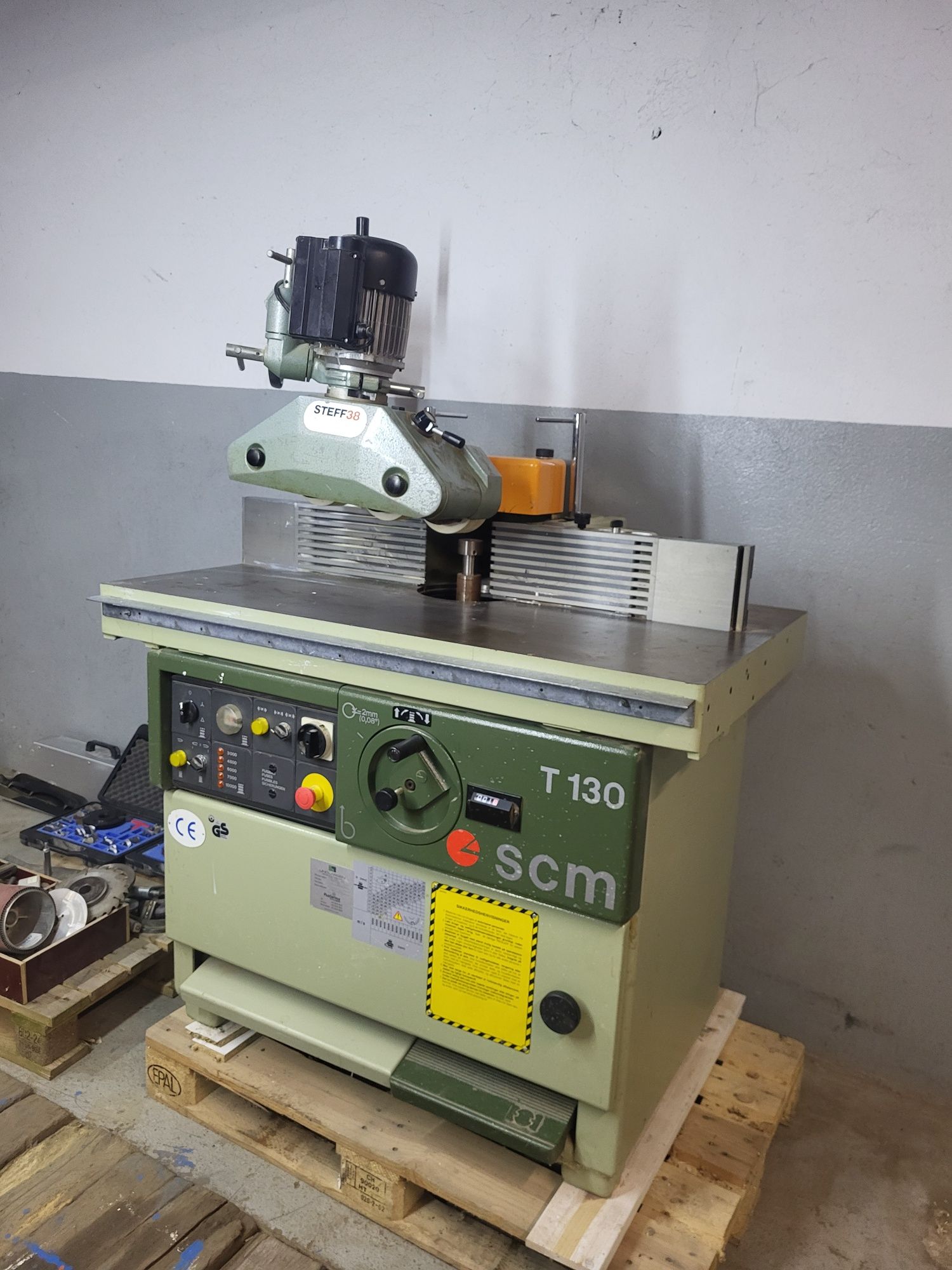 Frezarka dolnowrzecionowa SCM T130N plus części, Steff38