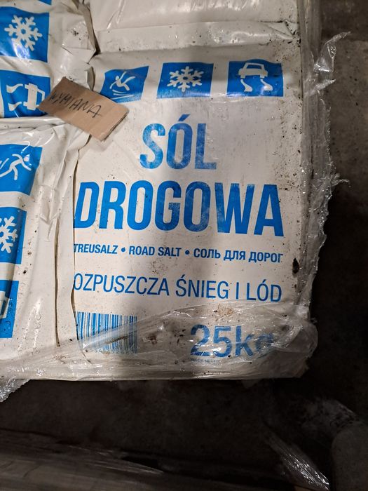 Sól  drogowa  worki 23 kup teraz  nue czekaj  na gołoledź