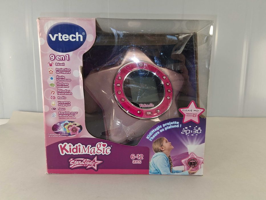 N157 VTech KidiMagic Starlight 9w1 Budzik Zegar Radio Projektor MP3