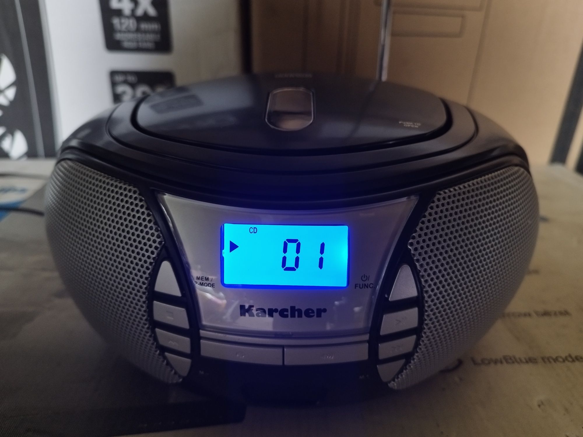 Boombox radio Karcher RR5025 FM CD AUX Nowe