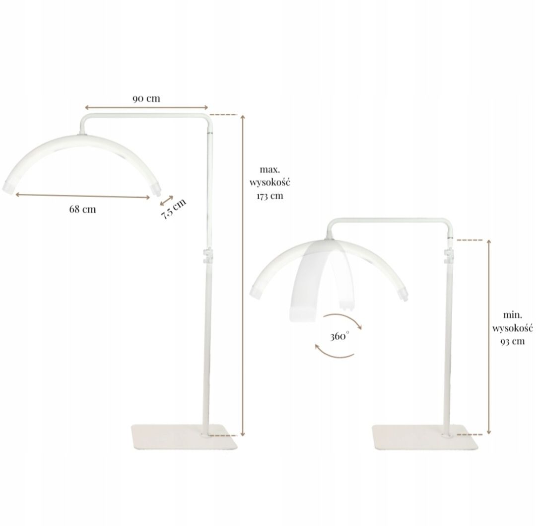 Lampa Moon Lash do przedłużania rzęs – jak nowa