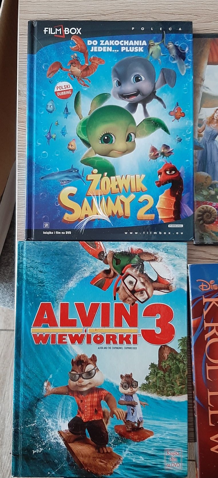 Bajki DVD Alvin wiewiórki; Żółwik Sammy