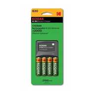 Ładowarka Kodak do akumulatorków + 4x AA 2100mAh