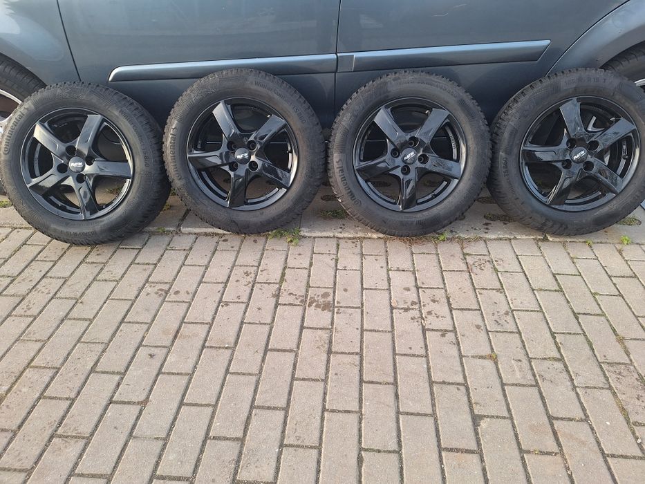 Felgi aluminiowe 4x98  Platin 15 opony zimowe continental  185/65/15