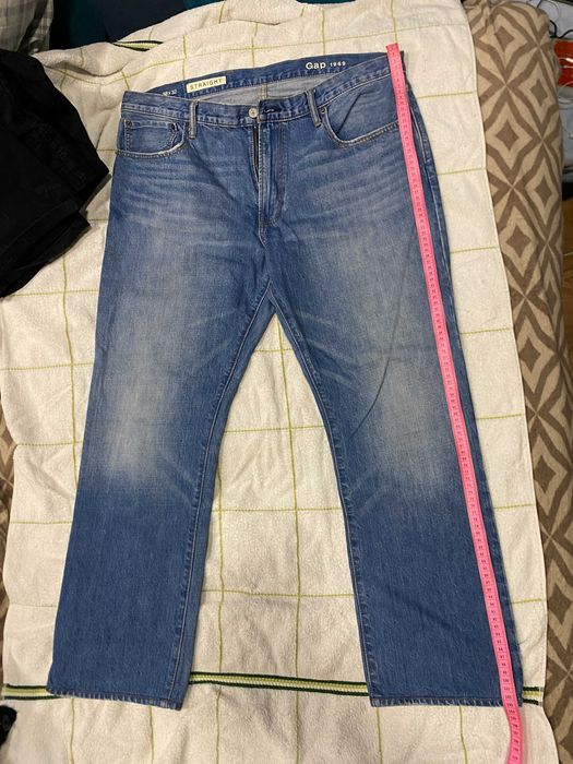 чоловічі сині джинси великого розміру батали котон без стрейчу