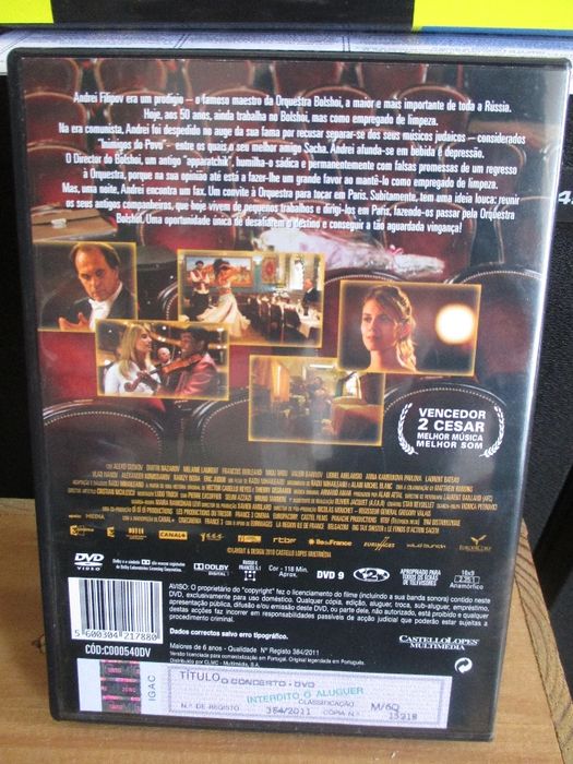 DVDs: Lista de Schindler+O Concerto