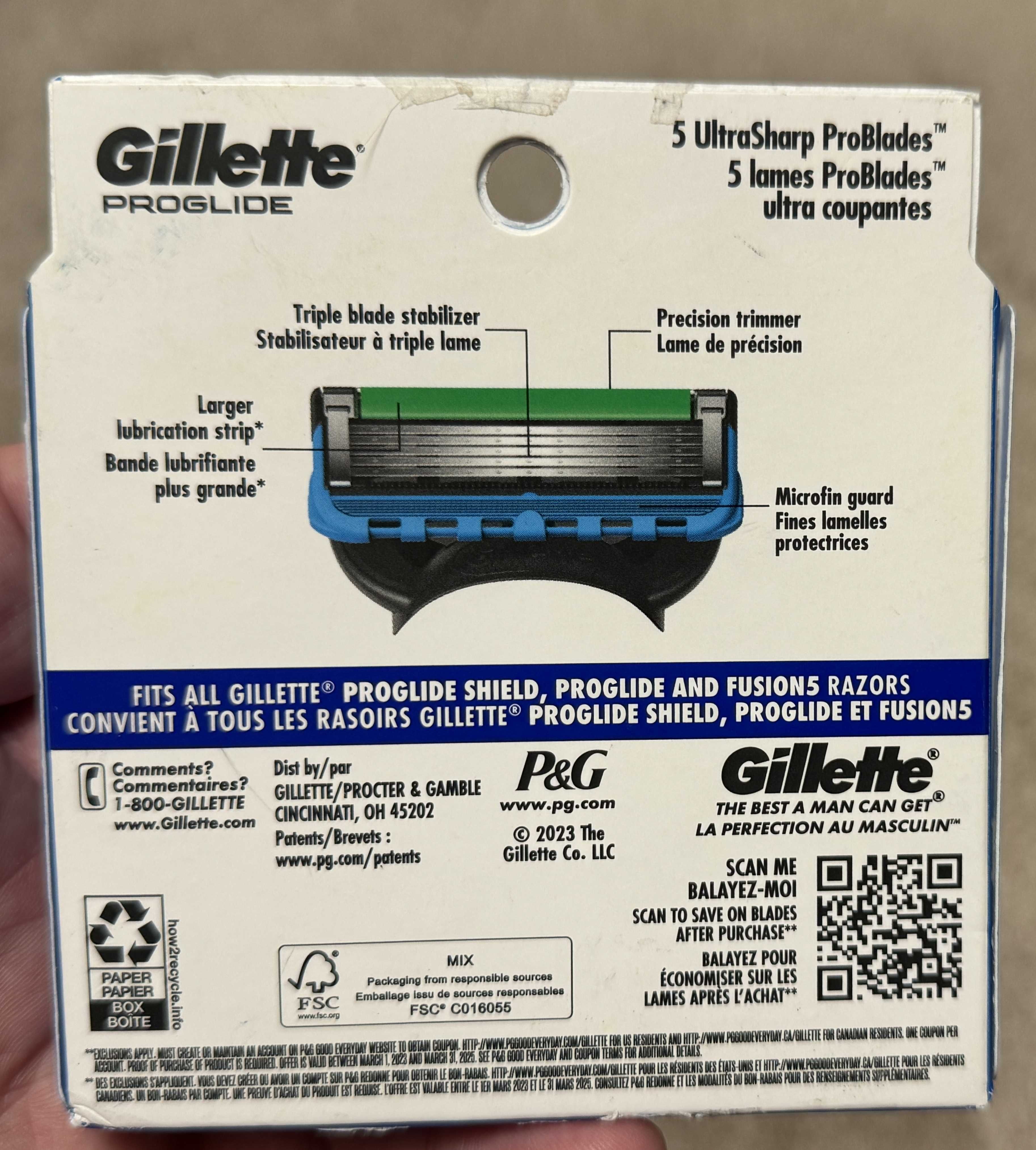 Оригинал 100% из США Gillette Proglide Fusion 8шт, лосьон, гель пена