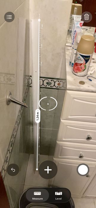 Resguardo de banheira em vidro, 77x121 cm