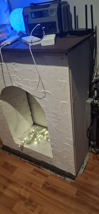 Декоративний камін з двп