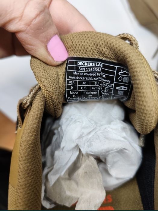 Тактичні черевики deckers на gore-tex (s/n 1152350) оригінал

В наявно