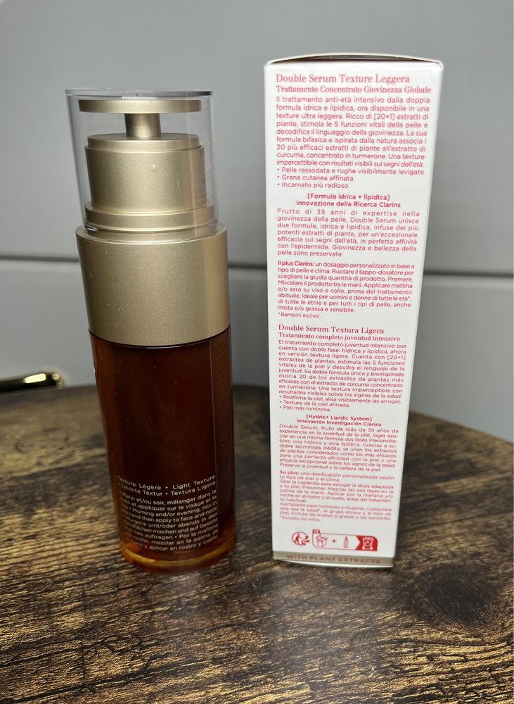 Clarins Double serum Light texture