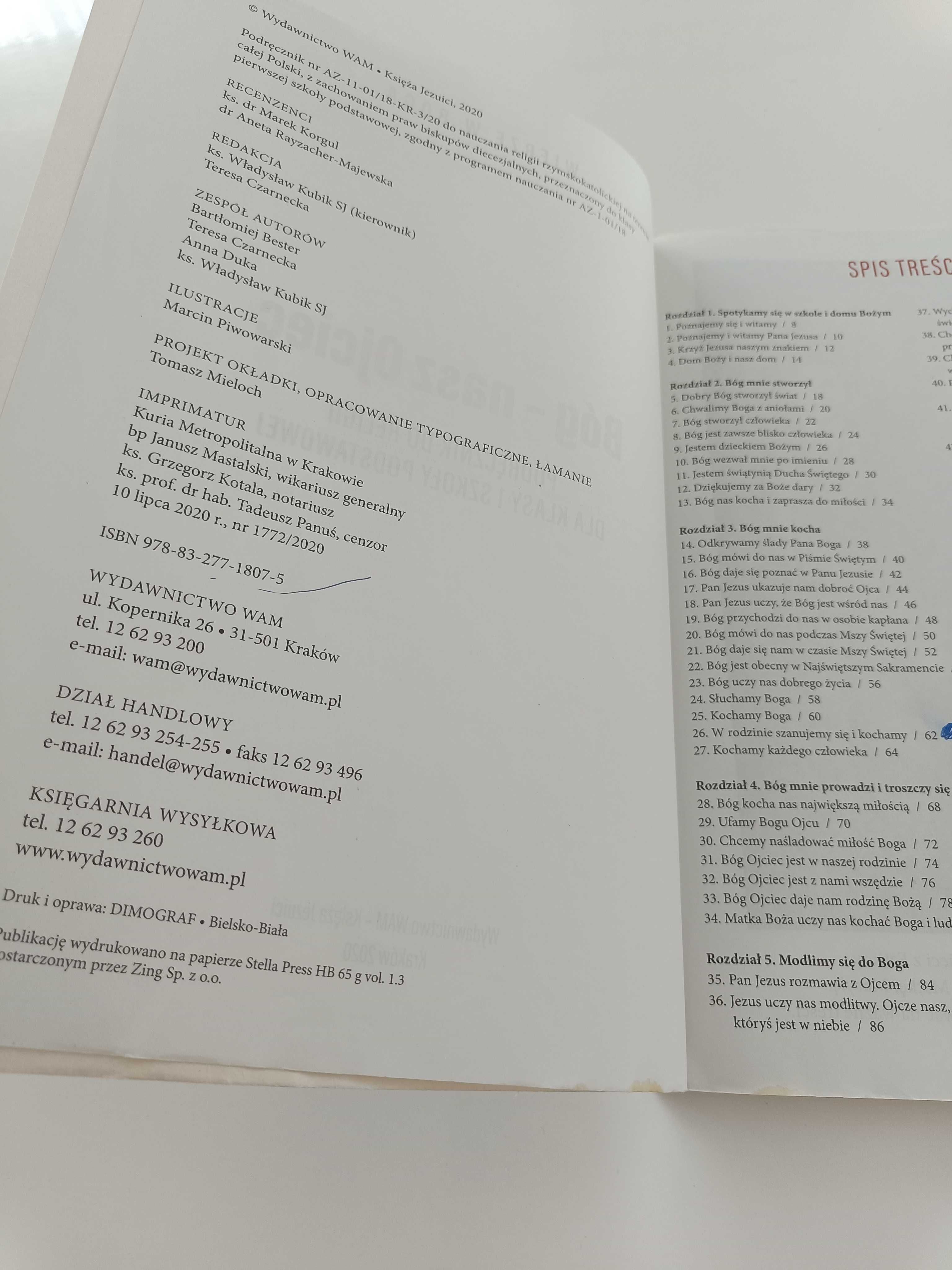 Wierzę w Boga Bóg - nasz Ojciec Podręcznik do religii dla klasy 1
