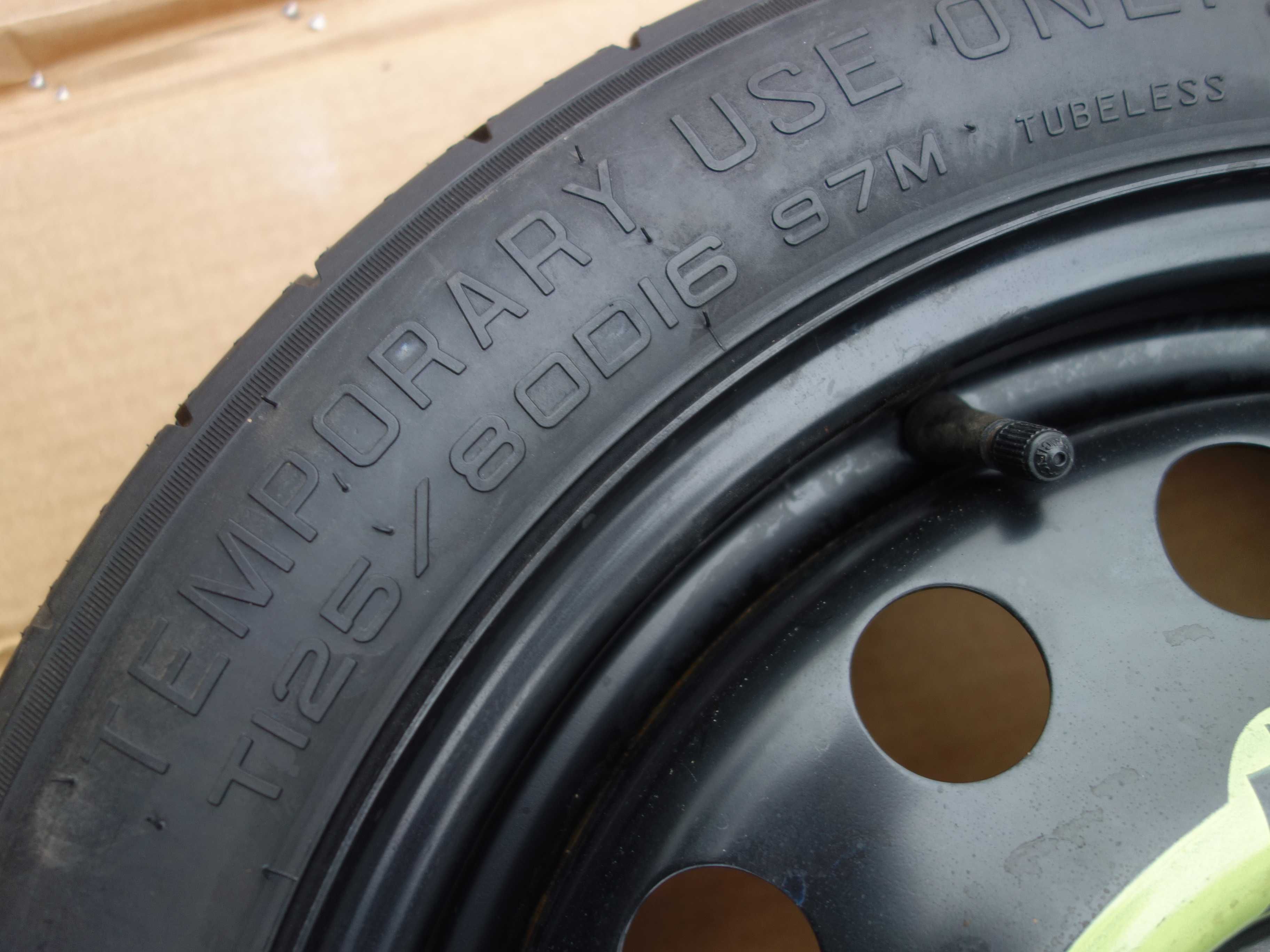 Koło Zapasowe Dojazdowe HYUNDAI KONA KIA NIRO 16'' + ZESTAW
