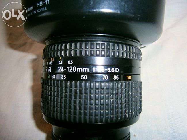Nikon Nikkor 24-120mm ,f3.5, Lente FX e DX ,Excelente Estado