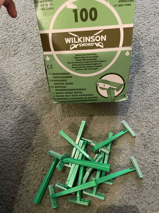 Maszynka jednorazowa do golenia Wilkinson typ 182 H, 100 szt. 0311