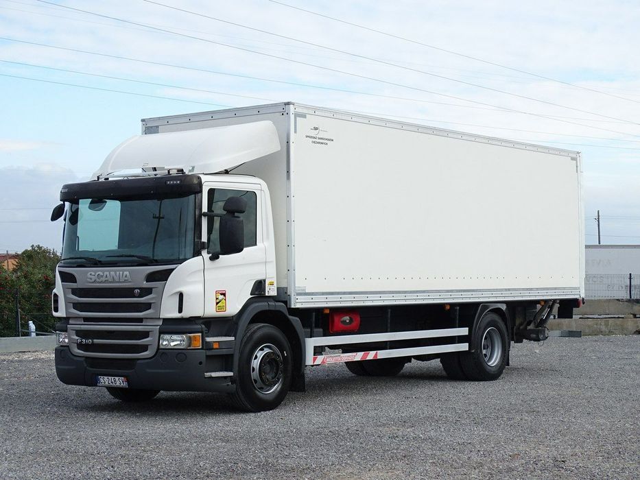 Scania P310 Kontener Sprowadzony Euro 5 Automat  Kontener Zamykany Winda Klapa, Poduszki, Automat, Sprowadzony, DMC 18t