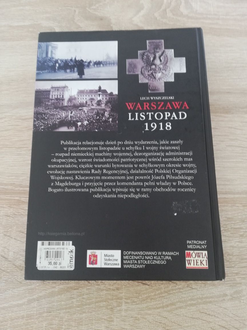 Książka Warszawa Listopad 1918 Lech Wyszczelski